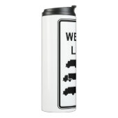 トラック重量制限道路標識 タンブラー (回転左)