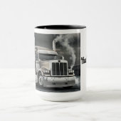 トラック駆動プロ用15オンスのコーヒーマグ マグカップ (中央)