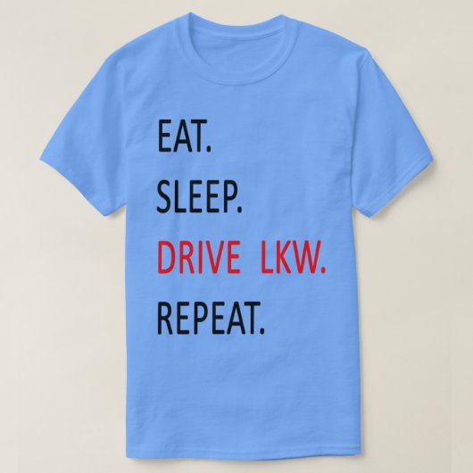 トラック駆動24hギフトアイディア tシャツ (デザイン正面)