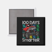 トラック100頭が切れる日キッズ100日目 マグネット (正面/裏面)