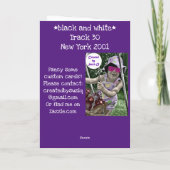 トラック30 NY カード (裏面)