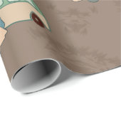 トラック70歳、レトロバスとモペット、60年代 ラッピングペーパー (ロールコーナー)