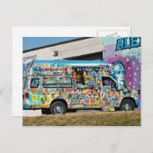 トラック – アイスクリーム – アイスクリーム頭痛 ポストカード (正面/裏面)