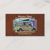 トラック – アイスクリーム – アイスクリーム頭痛 名刺 (正面)