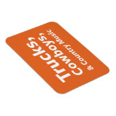 トラック、カウボーイズ、カントリーミュージック マグネット (右側)