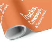 トラック、カウボーイズ、カントリーミュージック ラッピングペーパー (ロールコーナー)