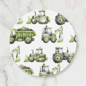 トラック&ダイガース建築1st誕生日 フェイバータグ (裏面)