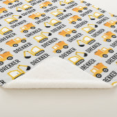 トラック・ディガー・アンド・ダンプ・トラック・建築・ビークルズ シェルパブランケット (3/4)