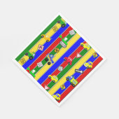 トラック、トラクター、車と交通シンボルや象徴誕生日 スタンダードランチョンナプキン (角)