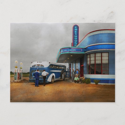 トラック – バス – その半分の道1938 ポストカード (正面)