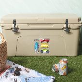 トラック バス 男の子の名前テンプレート ステッカー シール (クーラー)