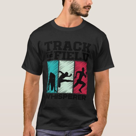 トラック&フィールドウィスパーラートラックのランナーSprinter Hu Tシャツ (正面)