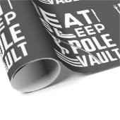 トラック&フィールドスリ食べープポールヴォールトジャンプアスリート ラッピングペーパー (ロールコーナー)