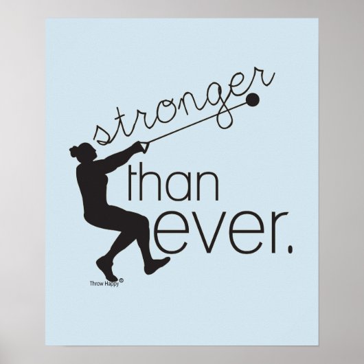 トラック&フィールドハンマー投げインスピレーションポスター ポスター (正面)