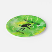 トラック&フィールドバースデーパーティー紙プレート ペーパープレート (アングル)