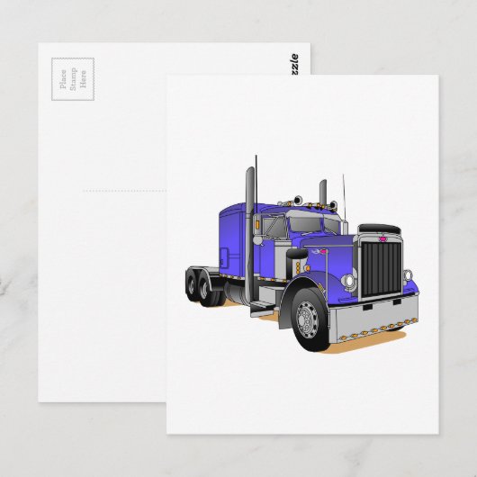 トラック ポストカード (正面/裏面)