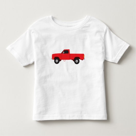 トラック 輸送 トラック トドラーTシャツ (正面)