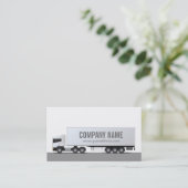 トラック – 輸送・物流シンプルカード 名刺 (スタンド正面)
