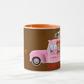 トラック（BBQトラック）が大好き マグカップ (中央)