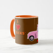 トラック（BBQトラック）が大好き マグカップ (正面左)