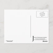 「トラック」 JTGアートポストカード ポストカード (裏面)