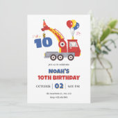 トラックDino誕生日 招待状 (スタンド正面)