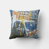 トラックLiciousの強打(落書き愛) クッション (裏面)