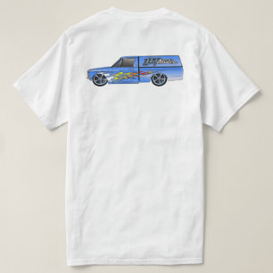 トラックLoveガレージフレーミングキャンパーデザイン Tシャツ