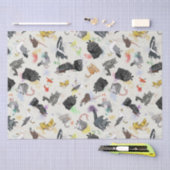 トラッシュパンダ&フレンド 薄葉紙 (クラフト)