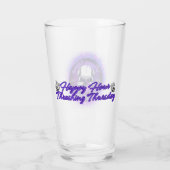 トラッシング木曜ガラスカップ タンブラーグラス (裏面)