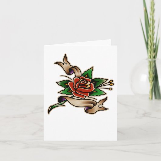 トラッドタトゥー005ステッカー カード (正面)