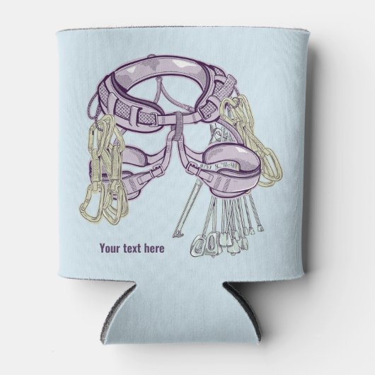 トラッド登山ハーネス及び機器 缶クーラー (正面)