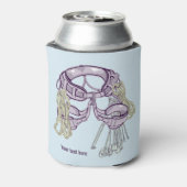 トラッド登山ハーネス及び機器 缶クーラー (缶裏面)