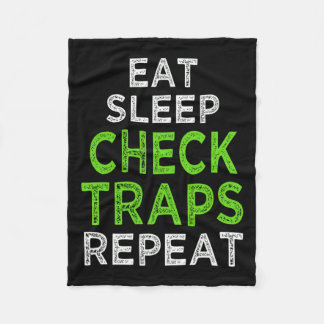 トラップおもしろいファーベラー狩り フリースブランケット