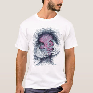 トラップされた感情 - 超現実的抽象芸術Tシャツデザイン Tシャツ