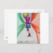 トラップされた決定 ポストカード (正面/裏面)