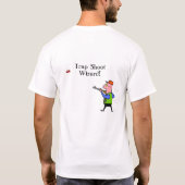 トラップのシュートの魔法使い! Tシャツ (裏面)