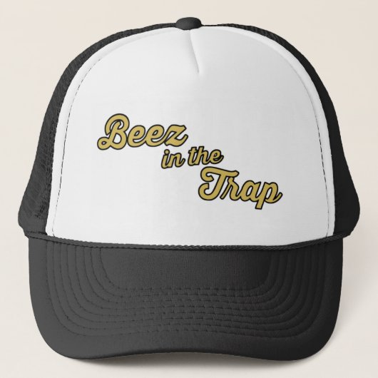 トラップのトラック運転手の帽子のBeez キャップ (正面)