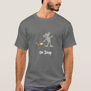 トラップを持つ漫画のマウス Tシャツ