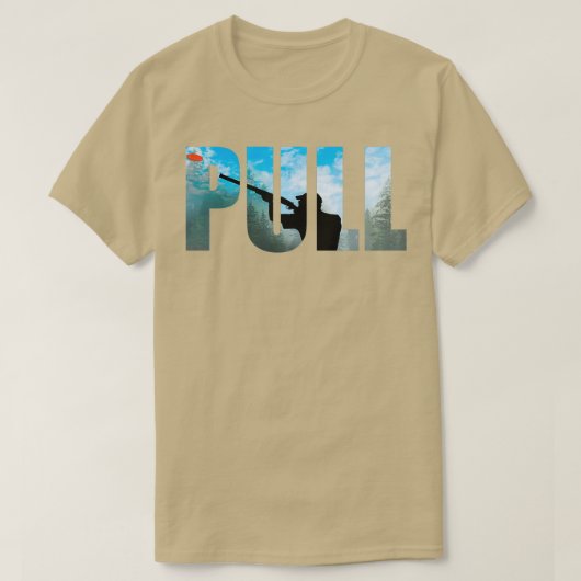 トラップクレースポーツのショットガン3 Tシャツ (デザイン正面)