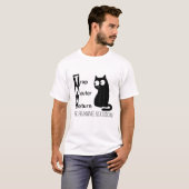 トラップノイターは人道的解決を返す。かわいい猫 Tシャツ (正面フル)