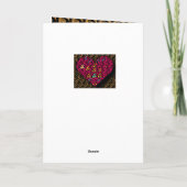 トラップハートロマンチック、バレンタインデーのカード シーズンカード (裏面)