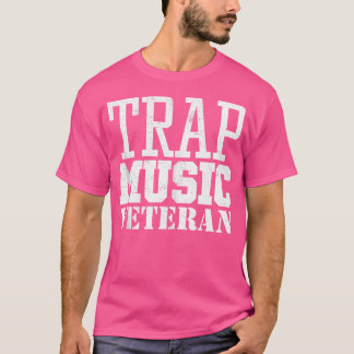 トラップミュージック退役軍人- Edm RaveミュージックフェスティバルラップのH Tシャツ