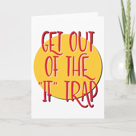 トラップ回収もしスローガン記念日から脱出する カード (正面)