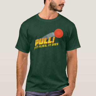 トラップ射撃のワイシャツ Tシャツ