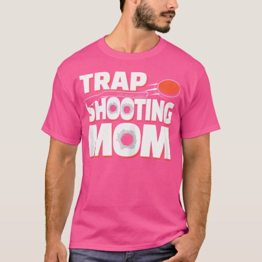 トラップ射撃ママ Tシャツ (正面)