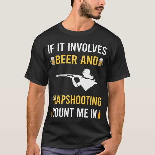トラップ射撃 クレー射撃 ターゲット射撃 Tシャツ (正面)