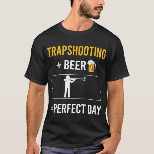 トラップ射撃 クレー射撃 Tシャツ (正面)