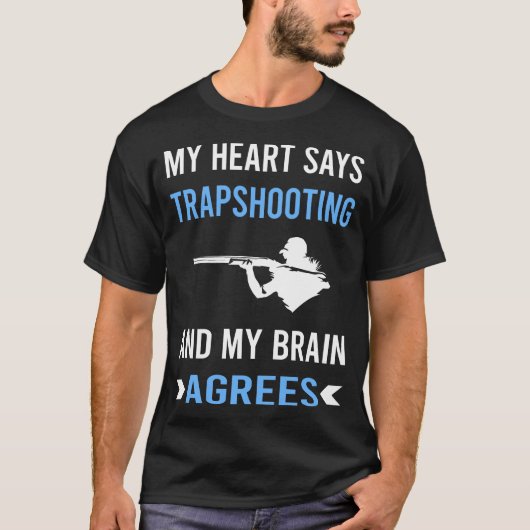 トラップ射撃 クレー射撃 Tシャツ (正面)