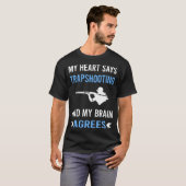 トラップ射撃 クレー射撃 Tシャツ (正面フル)